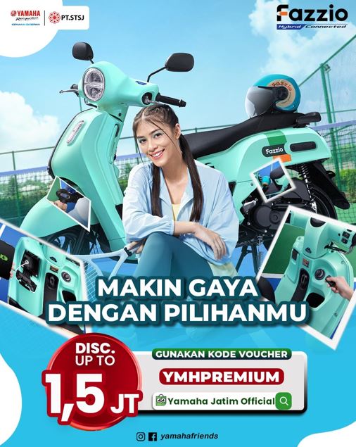 Yamaha Fazzio Tokopedia Otoplasa Yamaha Fazzio Stylish Kekinian