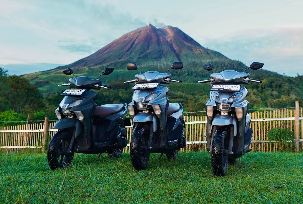 Yamaha Gear Ultima Sumatra Otoplasa Yamaha GEAR ULTIMA Gunung Sinabung