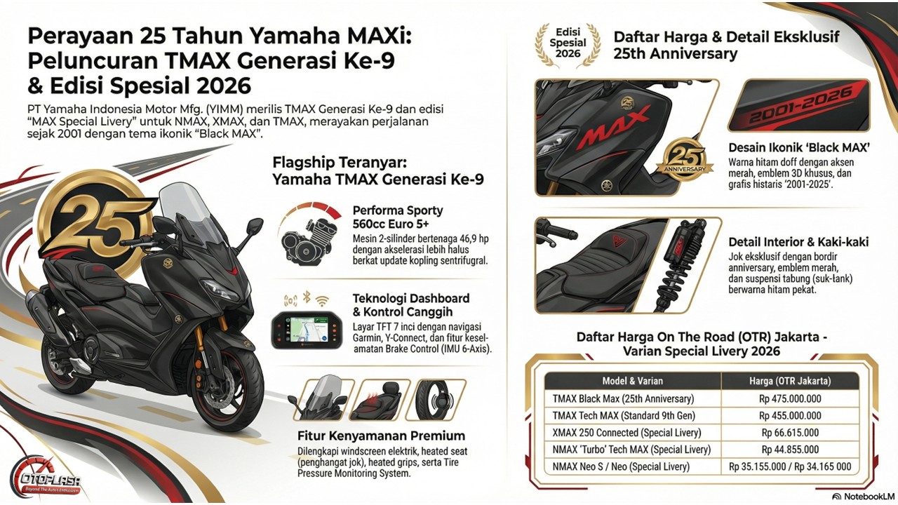 Infografis Yamaha MAXi