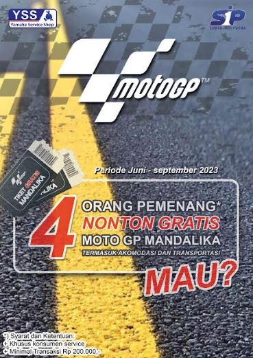 Gratis MotoGP Mandalika Yamaha