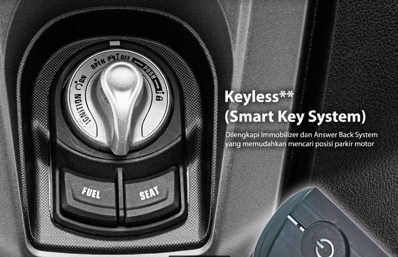 Yamaha NMax anti maling Smart Key System NMax