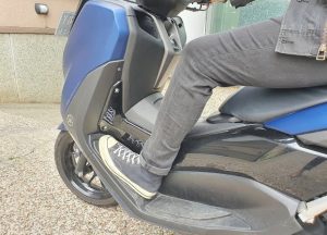 Yamaha NMax posisi duduk