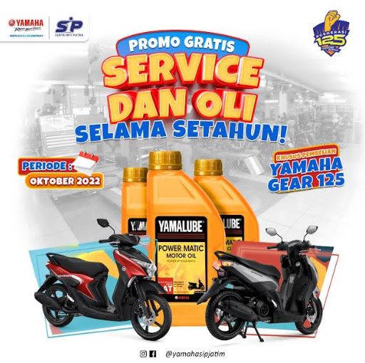 STSJ Gear125 Gratis Oli