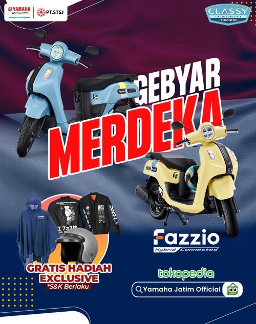Yamaha STSJ Gebyar Merdeka Otoplasa Diskon Yamaha STSJ Kemerdekaan Tokopedia