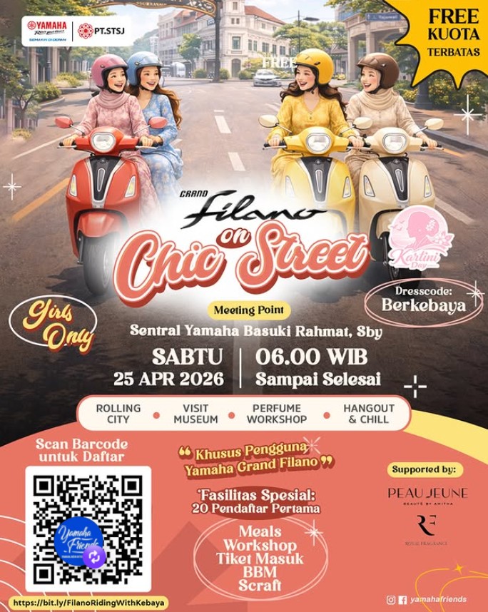 Yamaha STSJ Girls Only Chic Otoplasa Yamaha STSJ Girls Only Chic Street