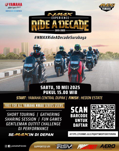 Yamaha STSJ NMAX Ride A Decade