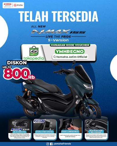 Diskon Yamaha NMax Tokopedia