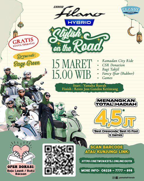 Yamaha STSJ Stylish On The Road Ramadan Otoplasa Yamaha STSJ Stylish On The Road Ramadan