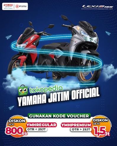 Yamaha Tokopedia Otoplasa Diskon Special Yamaha STSJ Tokopedia