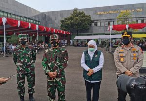 Forkopimda Jatim Tinjau Vaksinasi